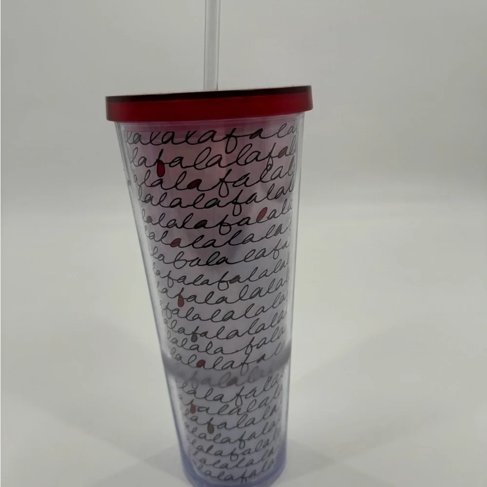 Starbucks 2016 fa la la cold venti cup new straw